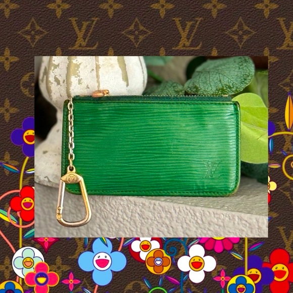 Louis Vuitton Handbags - LOUIS VUITTON 
Epi Key Pouch green ☘️ Borneo coin/card holder